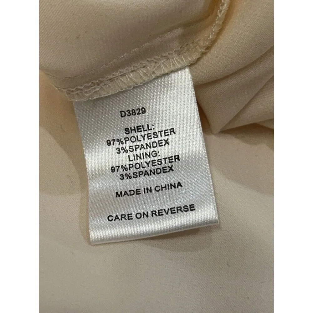 Alexia Admor Mockneck MIDI Dress Champagne NWT Size 4 Women’s - Picture 14 of 14